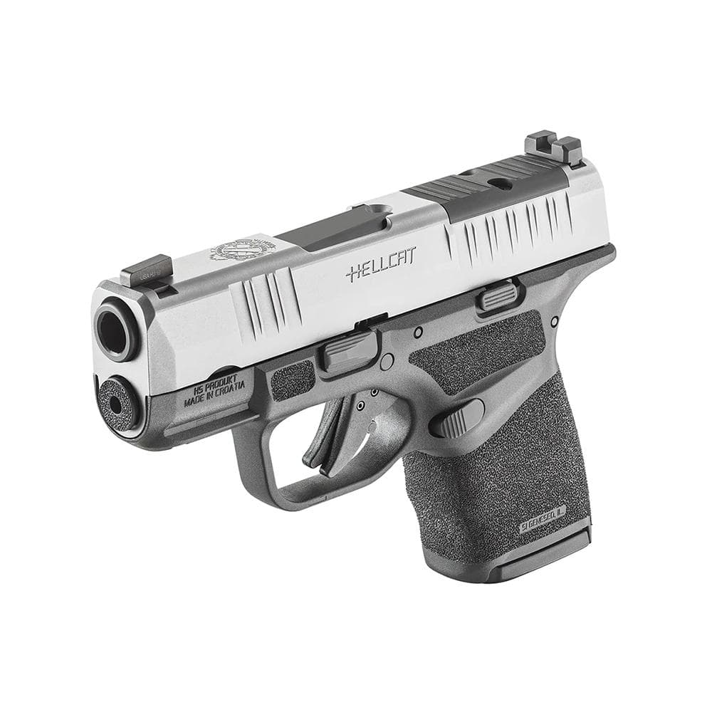 Springfield Hellcat OSP Low Capacity Handgun 9mm Luger 10rd Magazines 3'' Barrel Stainless Slide/Black Frame