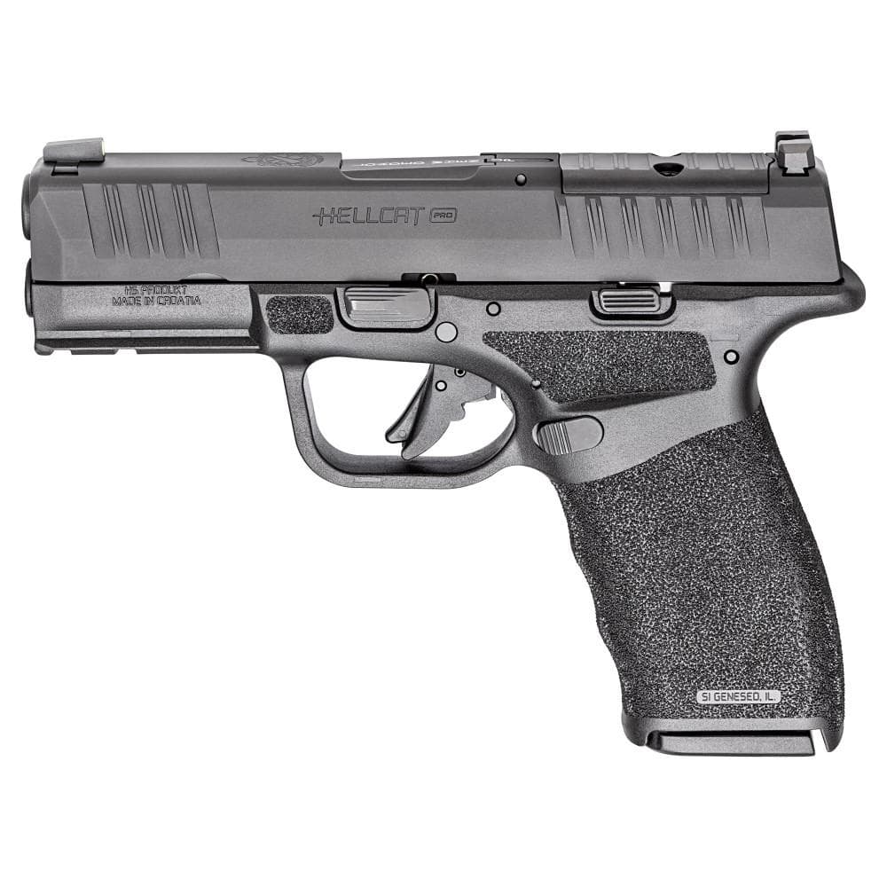 Springfield Gear Pac Hellcat Pro OSP Handgun 9mm Luger 10rd(4) Magazines 3.7" Barrel Black Green Dot Bag CA Compliant