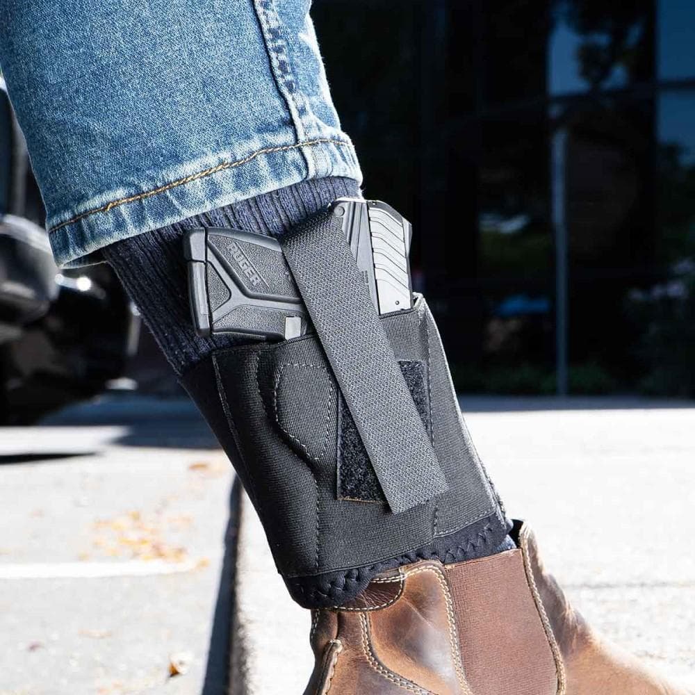 Galco Cop Ankle Band Ankle Holster for Sig Sauer P230/P232 Black RH