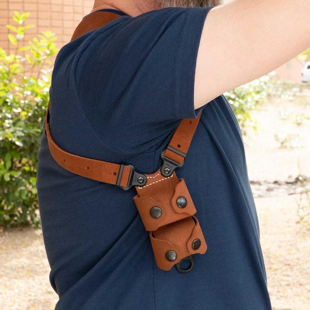 Galco Classic Lite 2.0 Shoulder System Holster for Glock 17 Natural RH