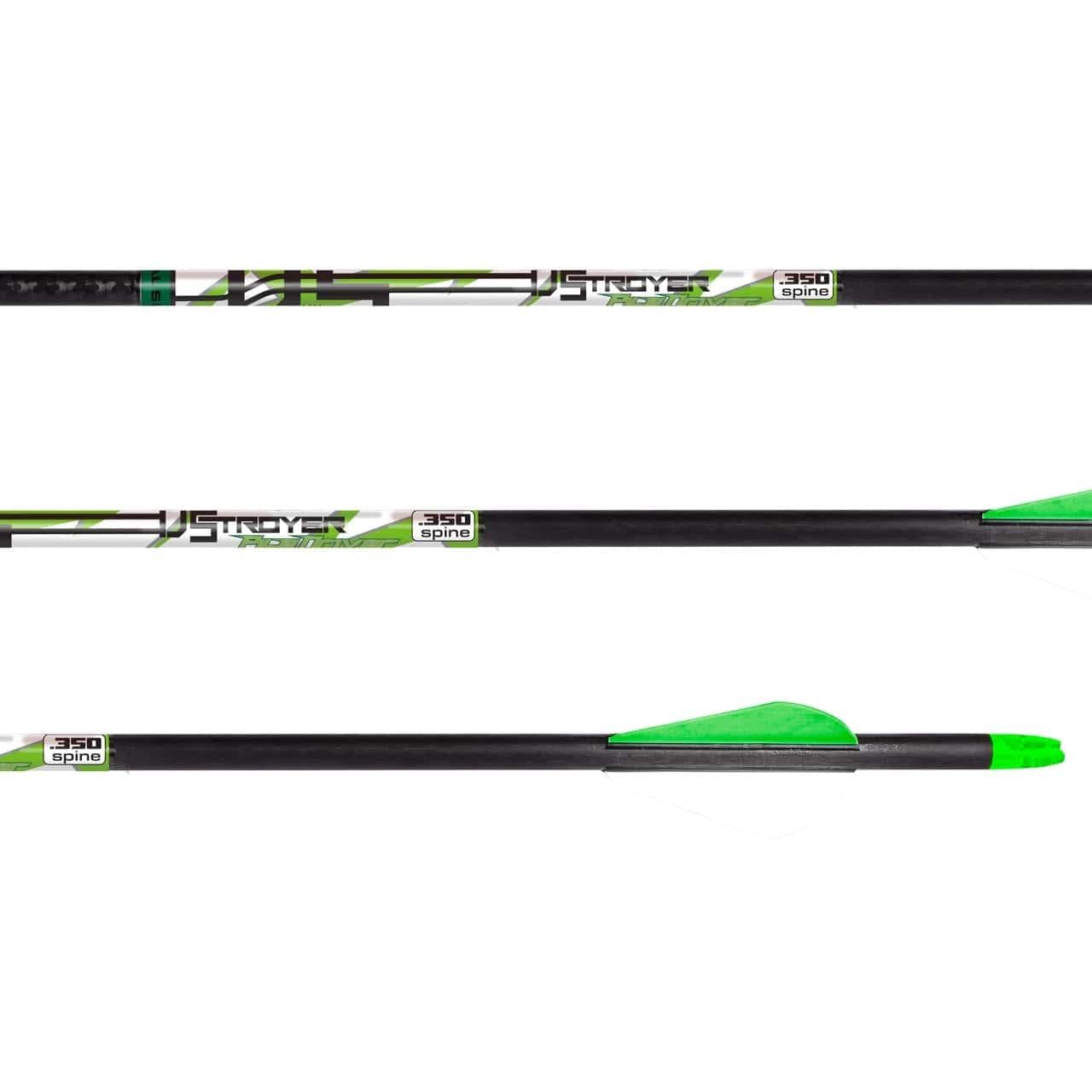 Carbon Express D-Stroyer Piledriver Arrows 400 Spines 6 Pack Fletched