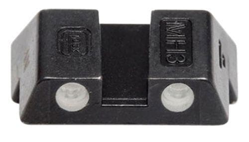 Glock Rear Sight 6.1mm .240" Height Slim Fits Glock 42 and 43 Steel Black Tritium