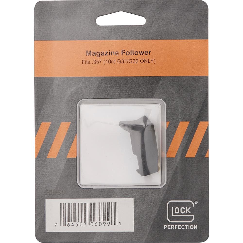 Glock Factory Magazine Follower .357 Mag 10rd G31/G32 ONLY Black Pkg