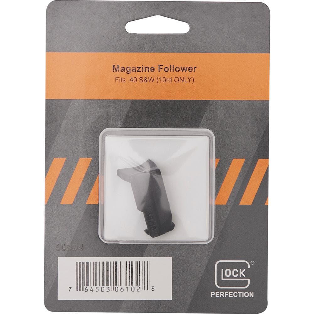 Glock Factory Magazine Follower .40 S&W 10rd ONLY Black Pkg