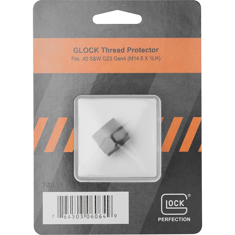 Glock Factory Thread Protector for .40 S&W G23 Gen 4 M14.5x1LH Black Pkg
