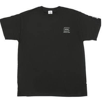 Glock Factory T-Shirt Black with Silver Logo 3XL