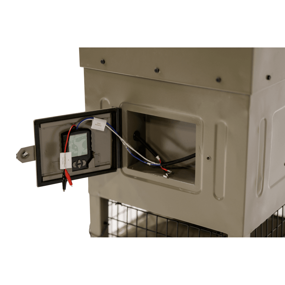 Boss Buck Fill Sled Feeder with Diverter Plate and Solar Panel 300lb