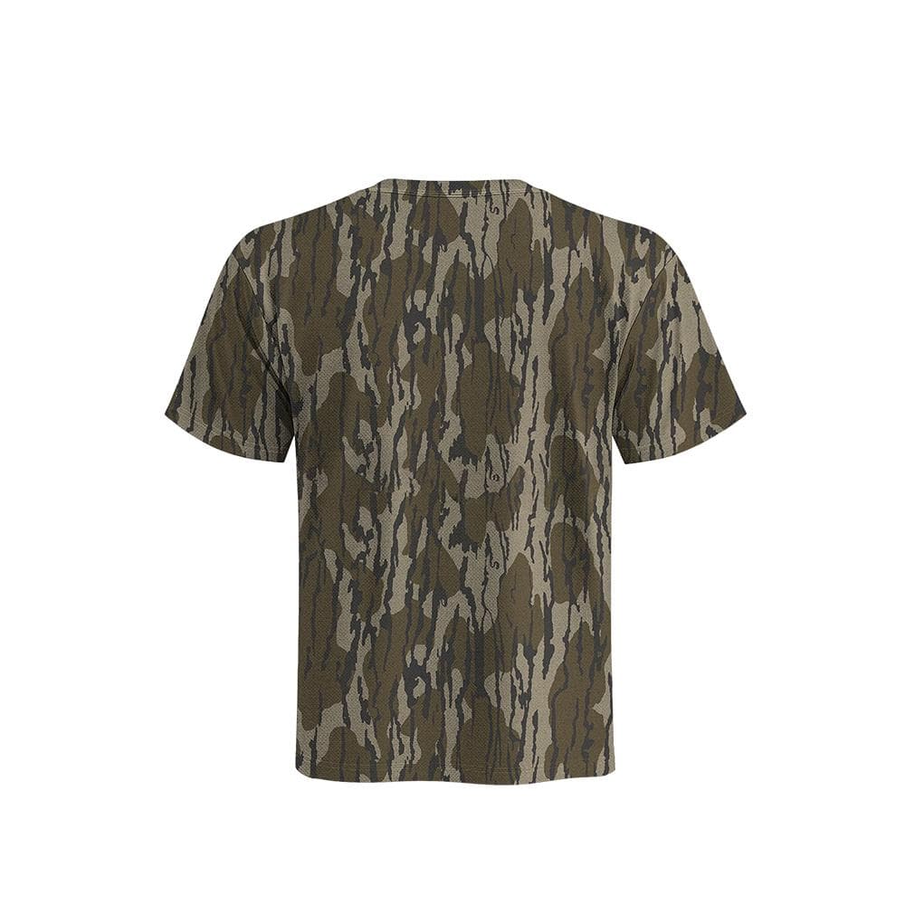 Muddy DV8 Ambush Lightweight Short Sleeve Shirt Mossy Oak Bottomland 2XL