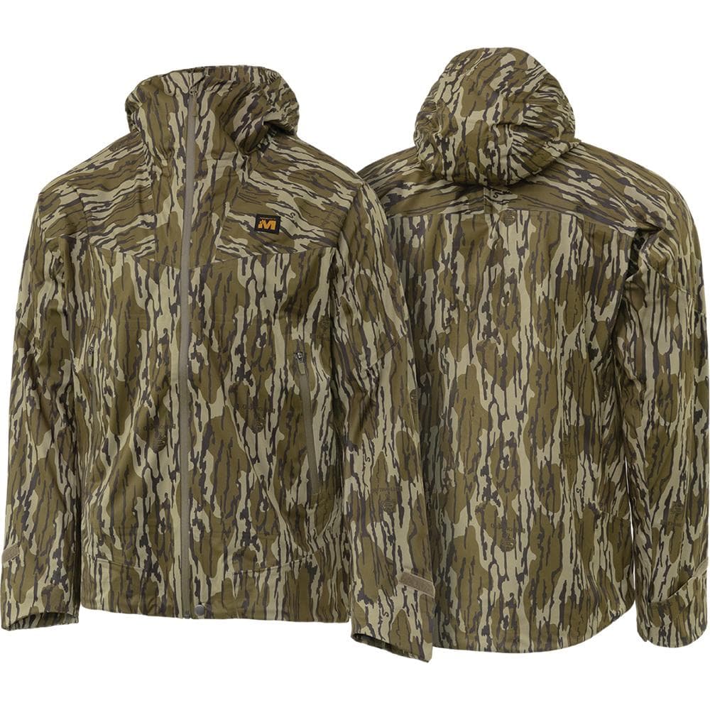 Muddy DV8 Cyclone 3L Rain Jacket Mossy Oak Bottomland 2XL