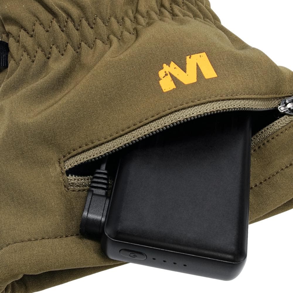Muddy Nucleus Heated Softshell Gloves Brown Clay M