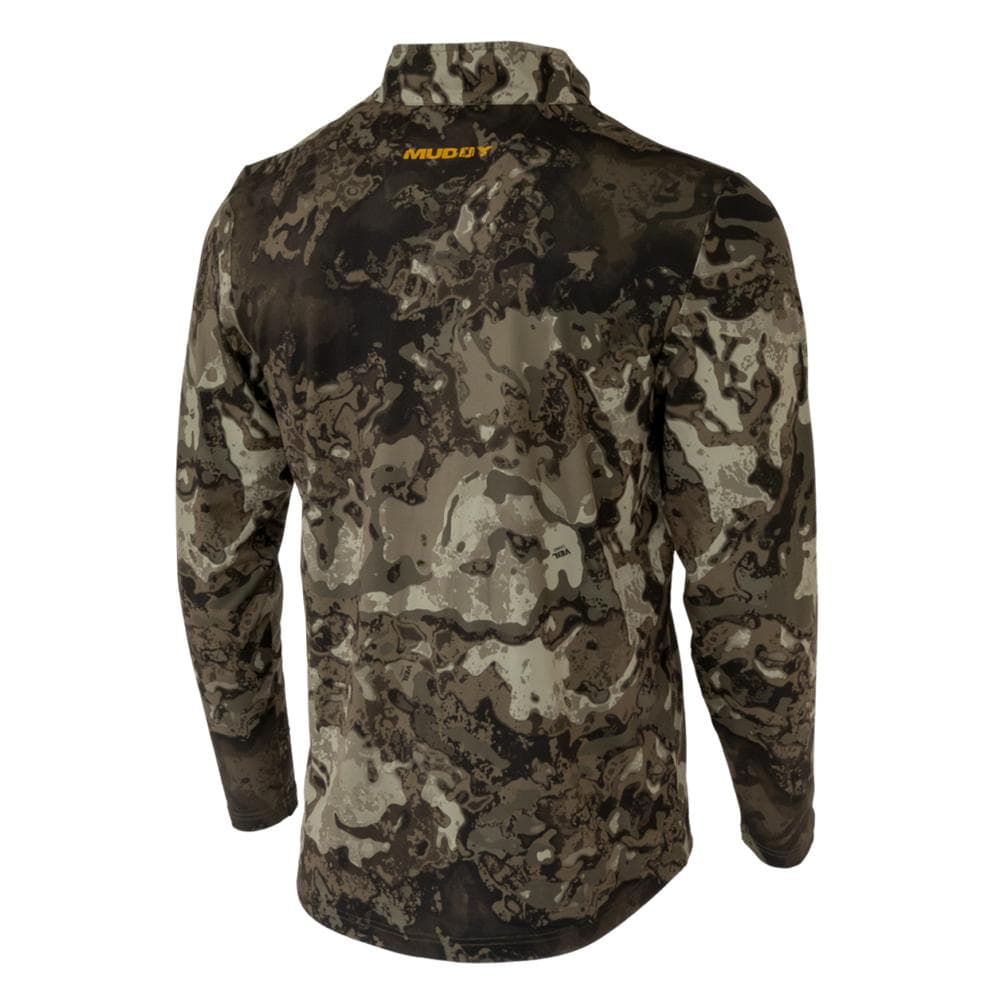 Muddy TR Lightweight Quarter Zip Long Sleeve Shirt Veil Canyon Grey L