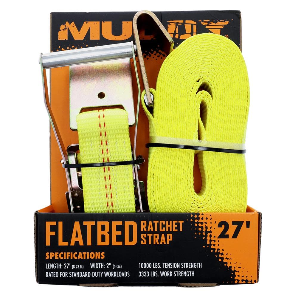 Muddy Flatbet Ratchet Strap 27 ft