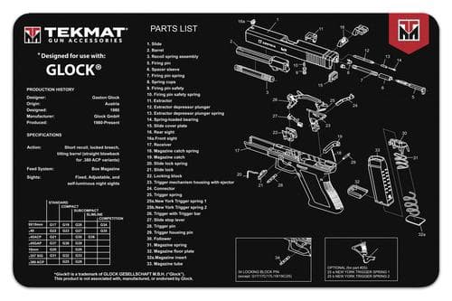 TekMat 11x17 Gun Cleaning Mat - Glock