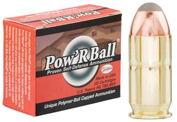 Glaser Pow'RBall Handgun Ammunition .45 ACP 165 gr JHP 1225 fps 20/box