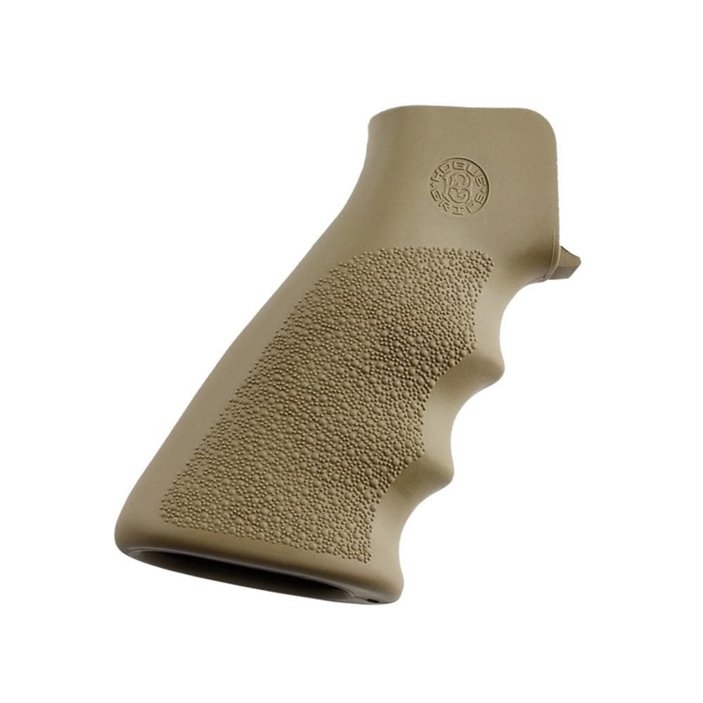 Hogue AR-15/M-16 Rubber Grip with Finger Grooves Desert Tan