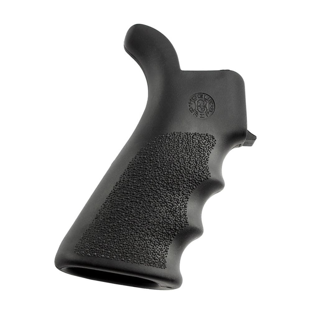 Hogue AR-15/M-16 Rubber Beavertail Grip with Finger Grooves - Black
