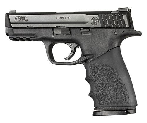 Hogue Handall Hybrid Grip Sleeve - S&W M&P 9mm 40 S&W .357 Sig Black