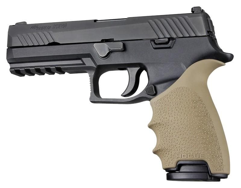 Hogue HandAll Beavertail Grip Sleeve Sig Sauer P320 Flat Dark Earth