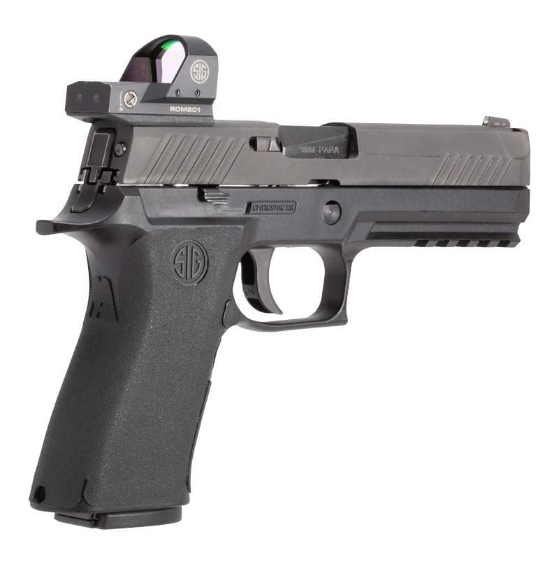 Hogue Wrapter Rubber Adhesive Grip for SIG SAUER P320 Full Size Models (X5 Grip Module) - Black