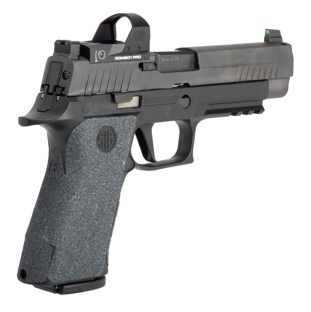 Wrapter Grit Adhesive Grip for Sig Sauer P320 Full Size Black