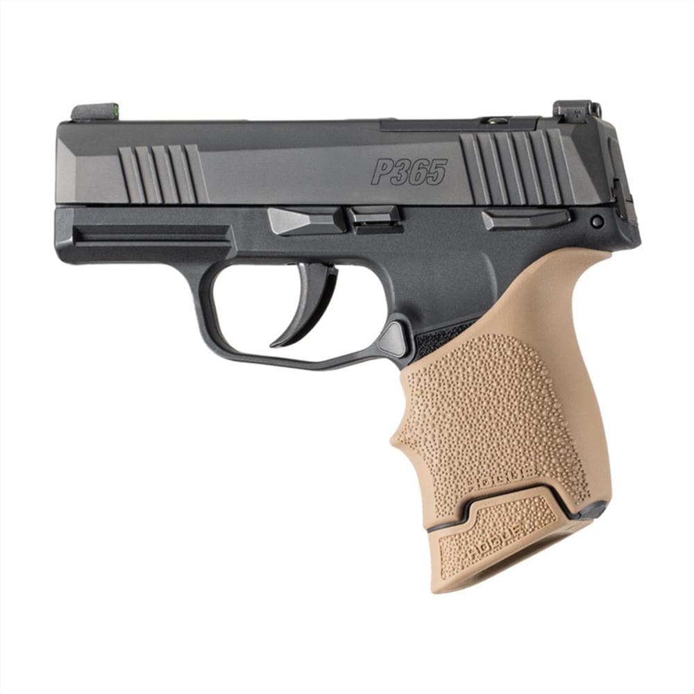 Hogue Overmolded Rubber Magazine Extended Base Pad for Sig P365/365-380 10rd FDE