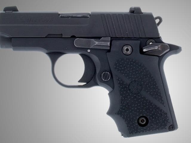 Hogue Sig Sauer P238 Rubber Grip with Finger Grooves