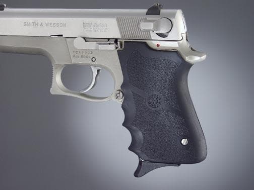 Hogue S&W 6906 Shorty 40 Rubber Grips with Finger Grooves