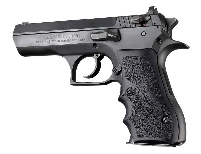 Hogue Magnum Research Baby Eagle .40/9mm Jericho & Uzi Eagle Rubber Grips with Finger Grooves