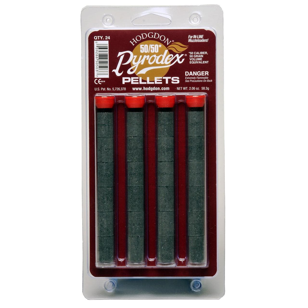 Hodgdon Pyrodex Pellets .50 cal 50 gr Pellets - 24/ct