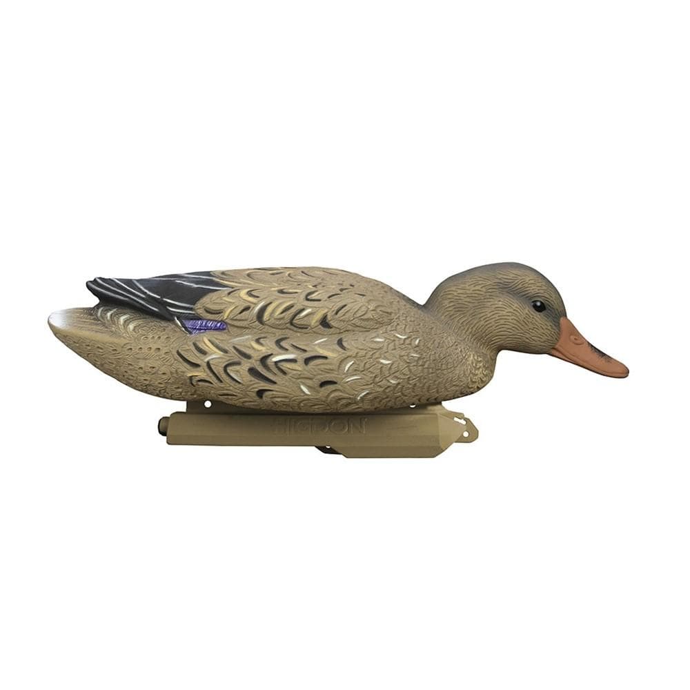 Higdon Outdoors Battleship Mallard Flocked Heads 6/ct