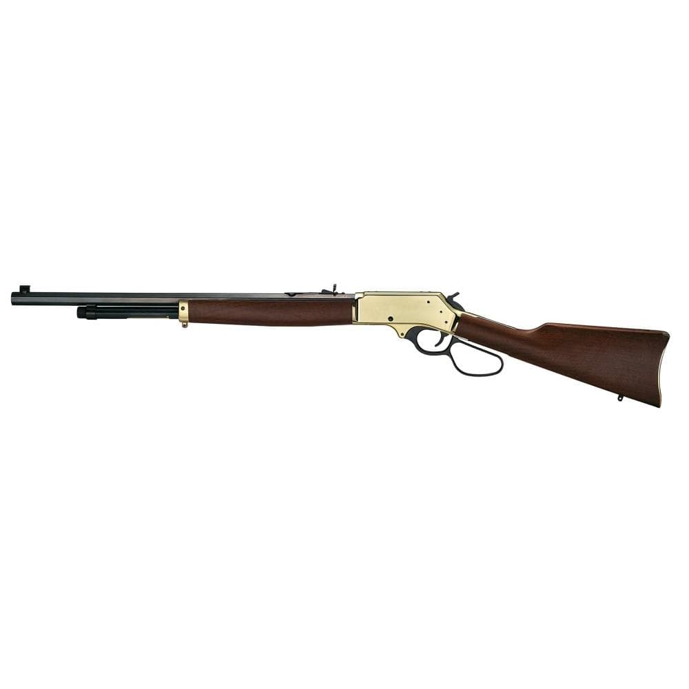 Henry Brass Lever Action Side Gate Rifle .45-70 4rd Magazine 22" Octagon Barrel with Large Loop
