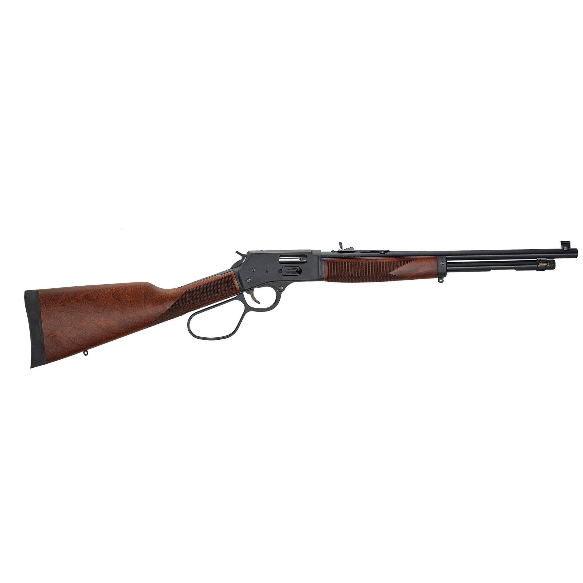 Henry Big Boy Steel Rifle .45 Colt 10rd Capacity 20" Barrel Side Gate Large Loop Walnut Stock