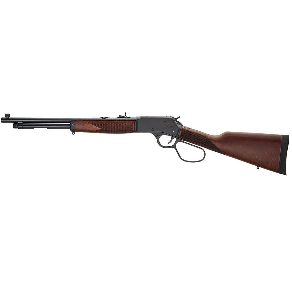 Henry Big Boy Steel w/Side Gate Rifle .44 Mag/.44 Spl 10rd Capacity 20" Round Barrel Large Loop Lever Walnut Stock