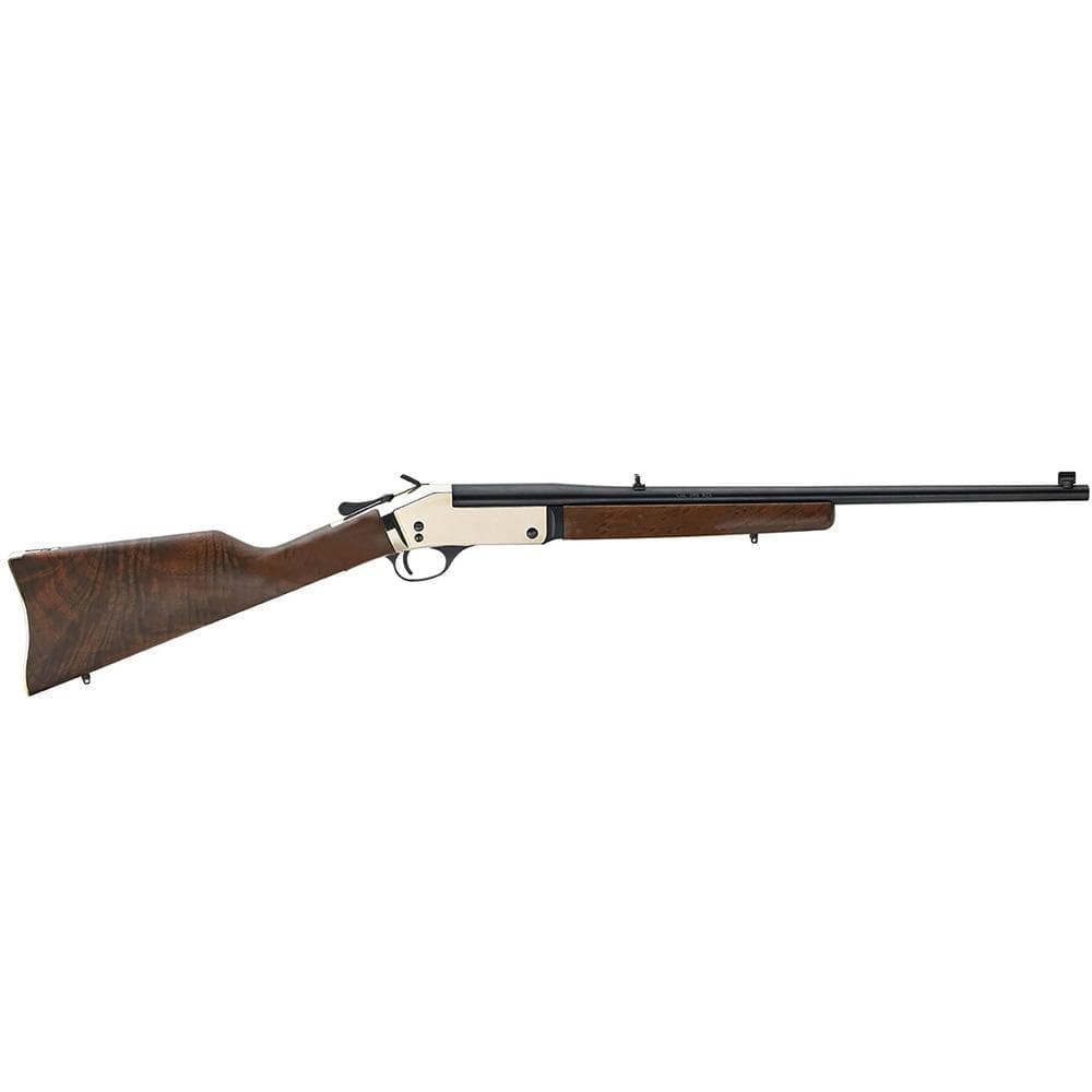 Henry Brass Single Shot 357 Mag/38 Special Rifle 1rd Magazine 22" Barrel Walnut