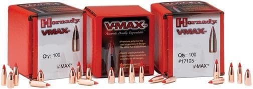 Hornady V-MAX Bullets .22 cal .224" 50 gr V-MAX 250/ct
