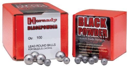 Hornady Lead Round Ball .50 cal .490" 100/ct