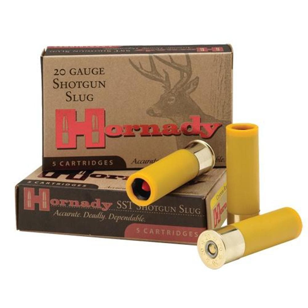 Hornady SST Slug 20 ga 2 3/4" 250 gr Slug 1800 fps 5/ct