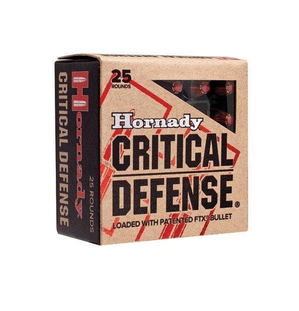 Hornady Critical Defense Handgun Ammo .38 Spl (+P) 110 gr FTX 1090 fps 25/ct