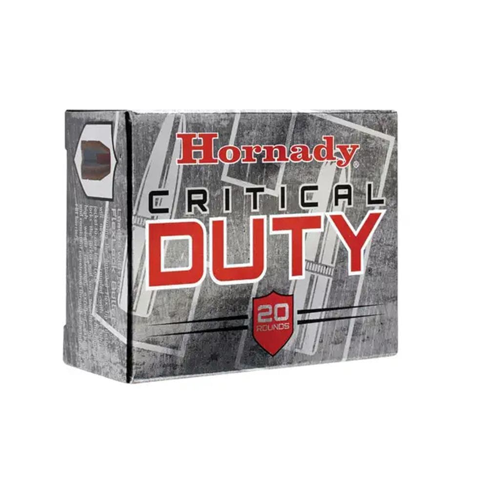 Hornady Critical Duty Handgun Ammo .357 Sig 135 gr Flex Tip 1225 fps 20/ct