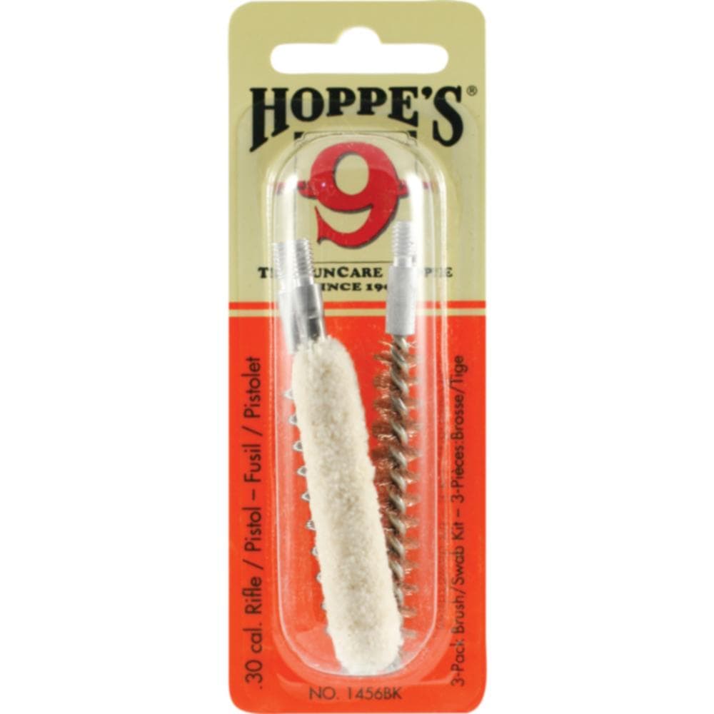 Hoppe's 3-Pack Brush/Swab Kit .30 cal
