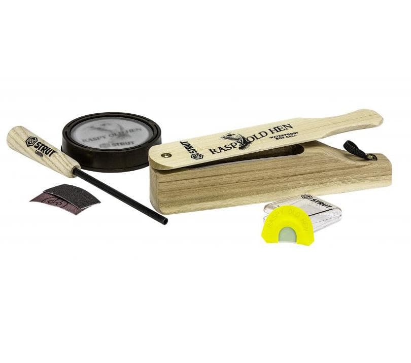 HS Strut Raspy Old Hen Turkey Call Combo Kit