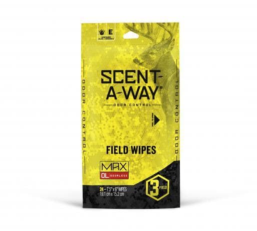Scent-A-Way Max Field Wipes 24/ct
