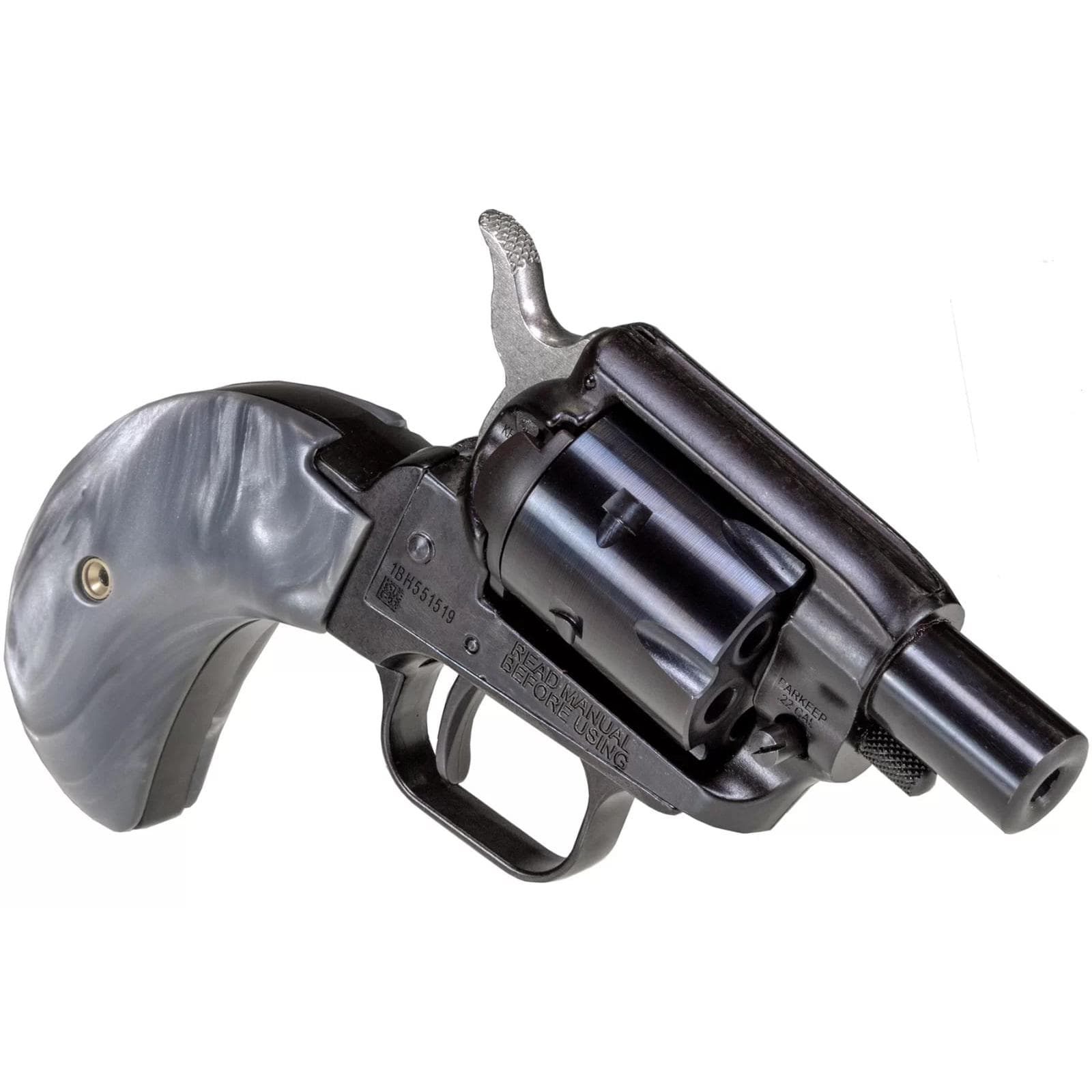 Heritage Barkeep Boot Gray Pearl Handgun 22 LR 6rd Magazine 1.68" Barrel Gray