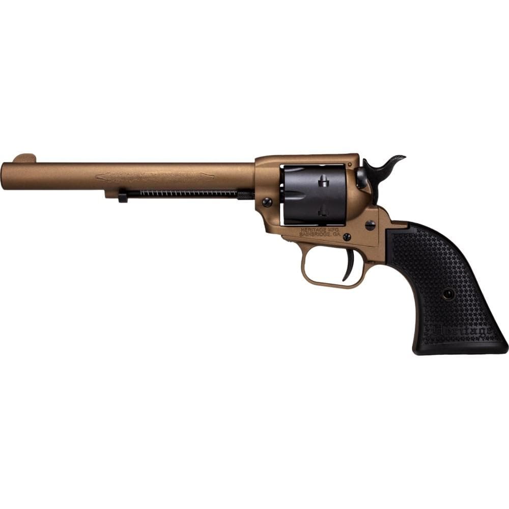 Heritage Rough Rider Handgun .22 LR 6rd Capacity 6.5" Barrel Polymer Black Burnt Bronze Cerakote