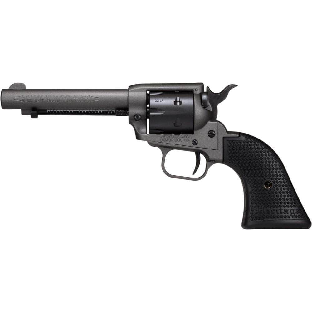 Heritage Rough Rider Handgun .22 LR 6rd Capacity 4.75" Barrel Polymer Black Tungsten Cerakote