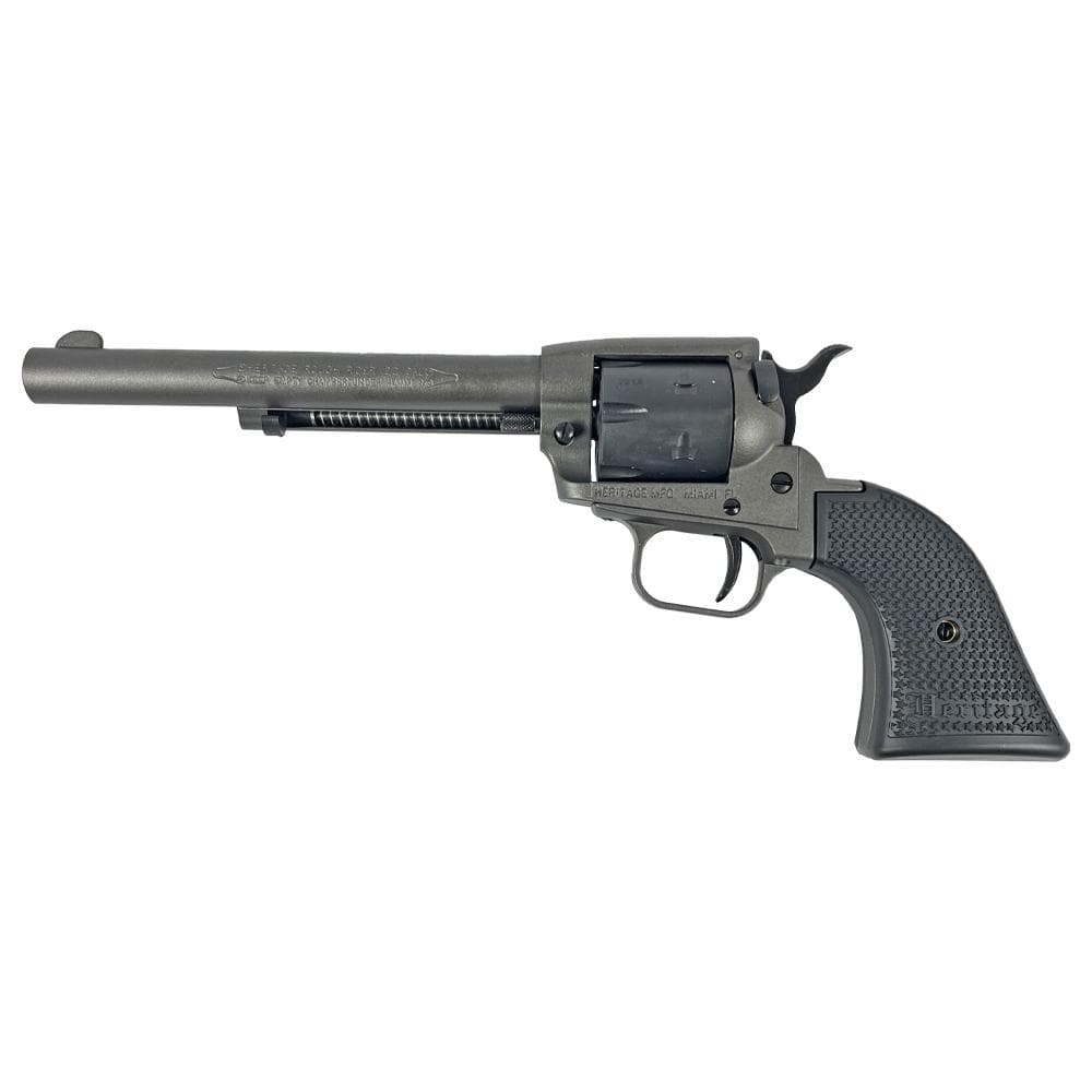 Heritage Rough Rider Steel Frame Tungsten Cerakote Handgun .22 LR 6rd Capacity 6.5" Barrel Polymer Black