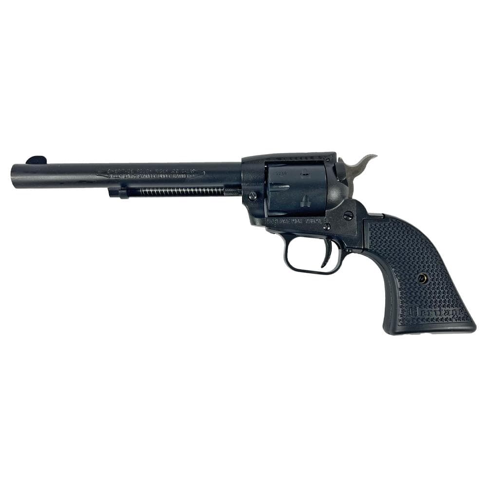 Heritage Rough Rider Steel Frame Handgun .22 LR/.22 WMR 6rd Capacity 6.5" Barrel Black Satin Finish Polymer Grips