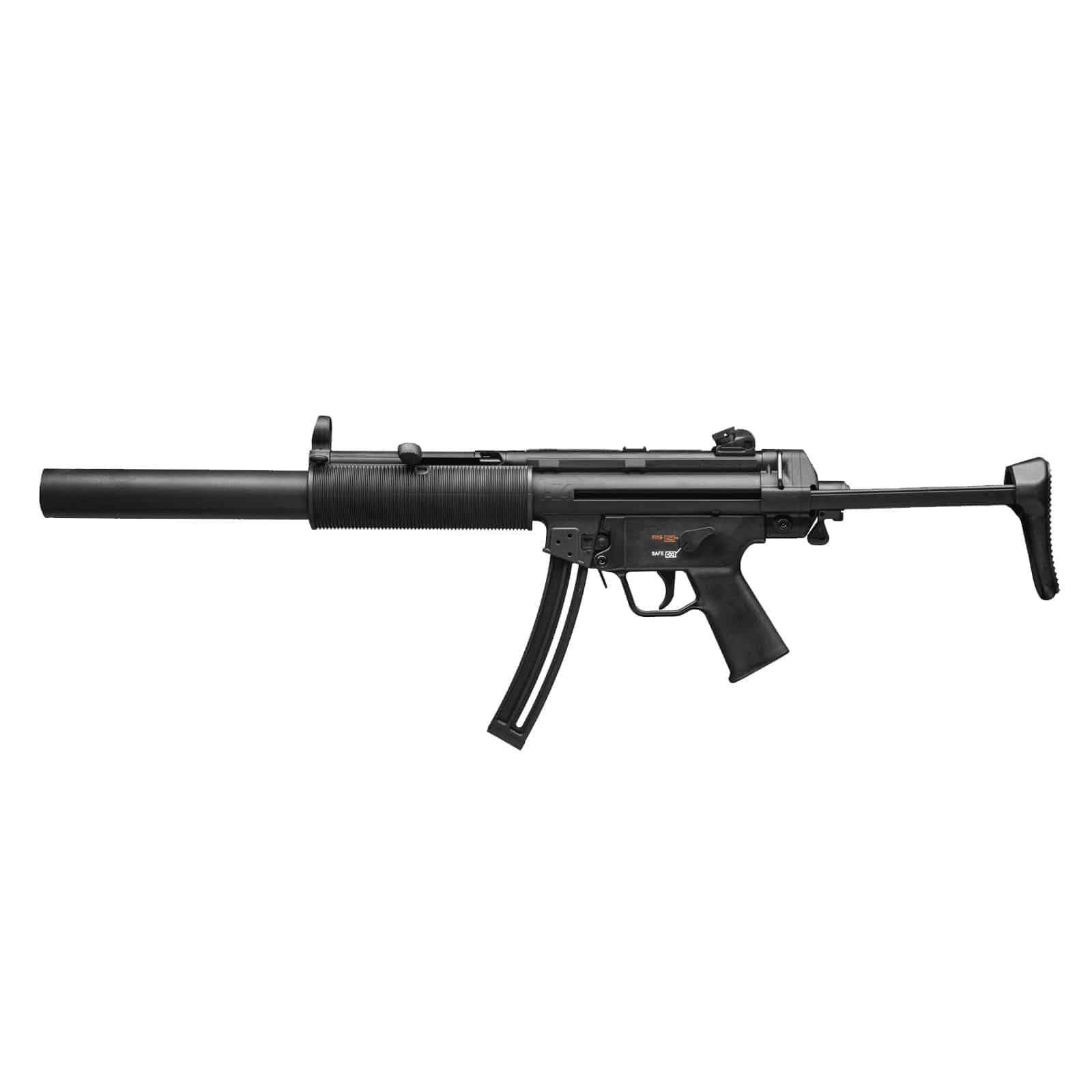 H&K MP5 Rifle .22 LR 25rd Magazine(1) 16.1" Barrel Faux Suppressor