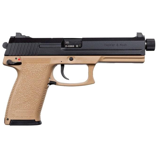 H&K Mark 23 Handgun .45 Auto 12rd Magazines(2) 5.87" Threaded Barrel FDE Frame