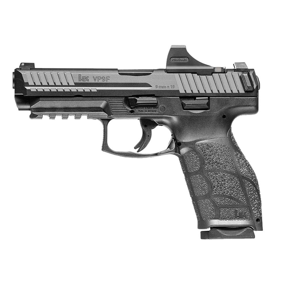 H&K VP9A1 F Handgun 9mm Luger 17rd (1) & 20rd (1) Magazines 4.53" Barrel Black Optic Ready